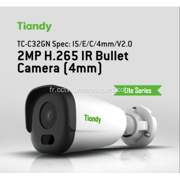 Caméra IP TC-C32GN série Tiandy Lite avec POE